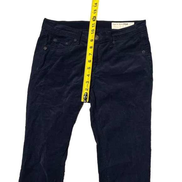 Rag & Bone Velvet Navy Blue Jean Legging - Picture 4 of 9